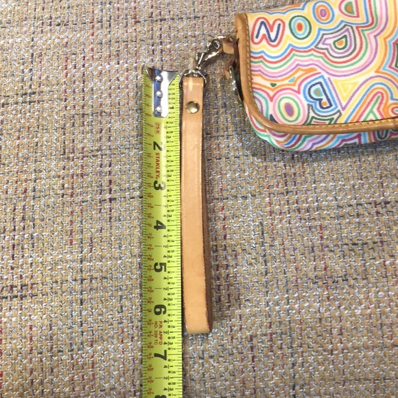DOONEY BOURKE Crazy Stripes Flap Front Wristlet - Picture 7 of 12